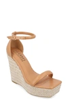 Journee Collection Olesia Tru Comfort Espadrille Wedge Platform Sandal In Tan