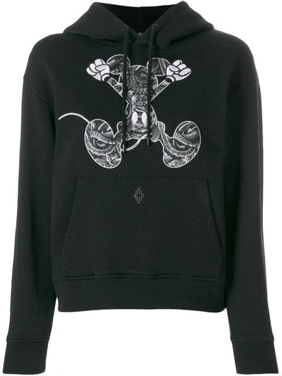 Marcelo Burlon County Of Milan Mickey Mouse Hoodie - Black