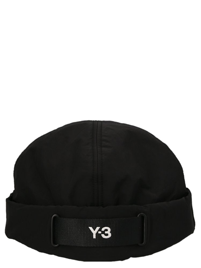 Y-3 Logo Embroidery Hat In Black