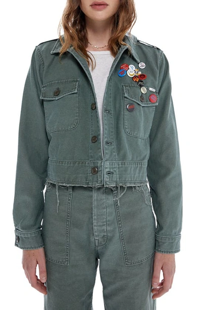 Mother The Cropped Veteran Jacket In Roger That