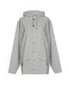 Rains Jackets In Light Grey