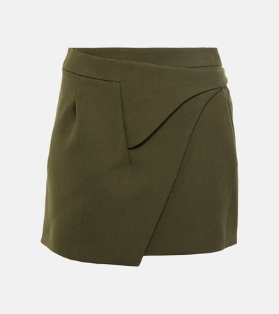 Wardrobe.nyc Wardrobe. Nyc Wrap Skirt Mini In Military