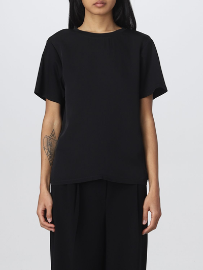 Theory T-shirt  Woman Color Black In Black