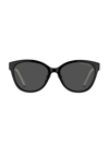 Marc Jacobs Women's 55mm Round Colorblocked Sunglasses In Black White Grey