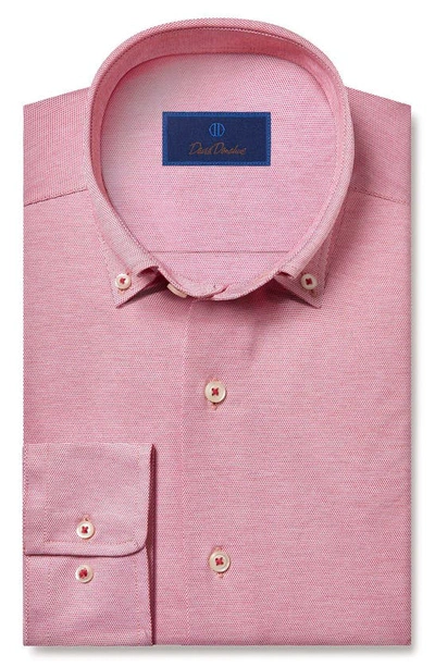 David Donahue Regular Fit Solid Cotton Button-down Shirt In Nantucket