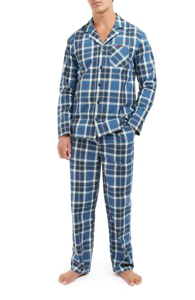 Barbour Carlisle Pyjama Set In Summer Navy