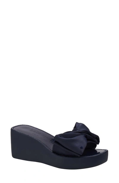 Kate Spade Bikini Platform Wedge Sandal In Black