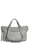 Aimee Kestenberg Women's Let's Ride Leather Large Convertible Tote In Cool Grey Vintage