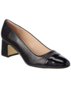 Stuart Weitzman Milla Leather Pump In Black