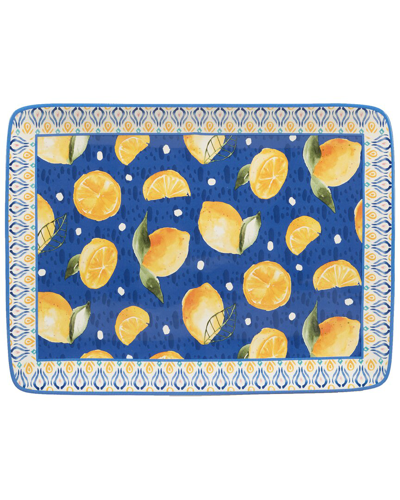 Certified International Lemonade Rectangular Platter