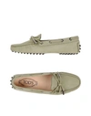 Tod's Loafers In Military Green