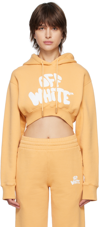 Cropped off white hoodie sales