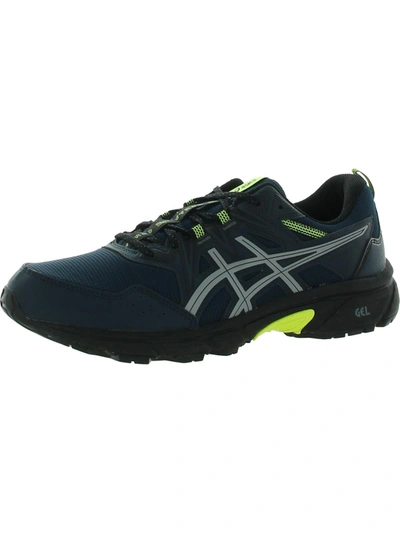 Asics Gel/venture 8 Awl Mens Faux Leather Lace Up Casual And Fashion Sneakers In Grey