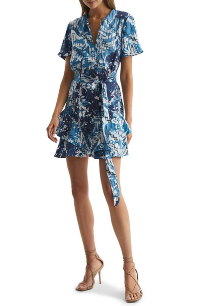 Reiss Posey In Blue Multi