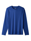 Rhone Reign Long Sleeve Tee In Blue Quartz