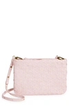Madewell Puffy Woven Crossbody Bag In Subtle Blossom