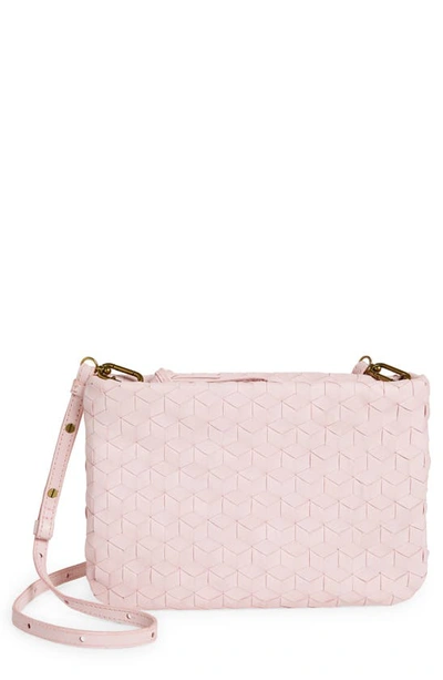Madewell Puffy Woven Crossbody Bag In Subtle Blossom