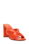 Schutz Fairy High Sandal In Flame Orange