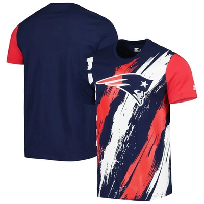 Starter Navy New England Patriots Extreme Defender T-shirt