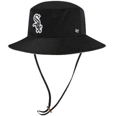 47 ' Black Chicago White Sox Panama Pail Bucket Hat