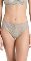 Skarlett Blue Rouse Lace Thong In Garland,pale Pear