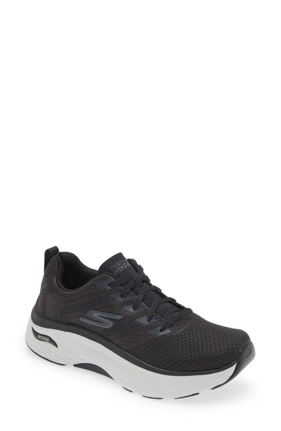 Skechers Unifier Max Cushioning Arch Fit Sneaker In Black/ White