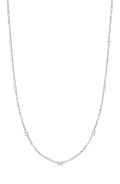 Bony Levy Audrey Diamond Tennis Necklace In 18k White Gold