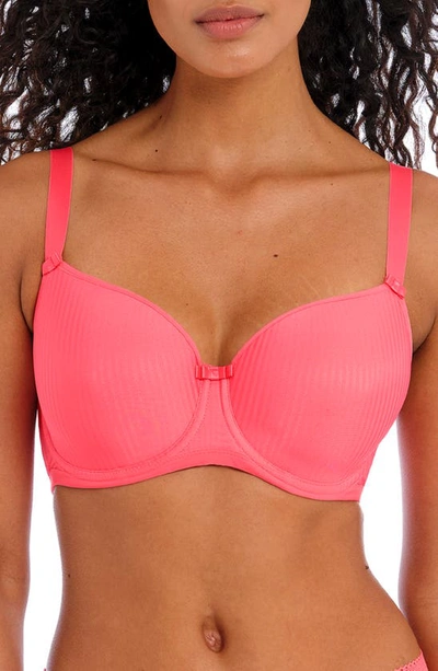 Freya Idol Underwire Balconette Bra In Sunkissed Coral