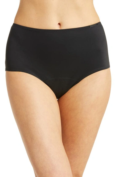 Chantelle Lingerie Leakproof High Waist Period Briefs In Black-11
