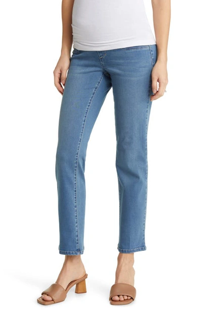 1822 Denim Better Butter Slim Straight Leg Maternity Jeans In Frida