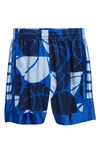 Nike Dri-fit Elite Big Kids' (boys') Printed Basketball Shorts (extended Size) In Blue