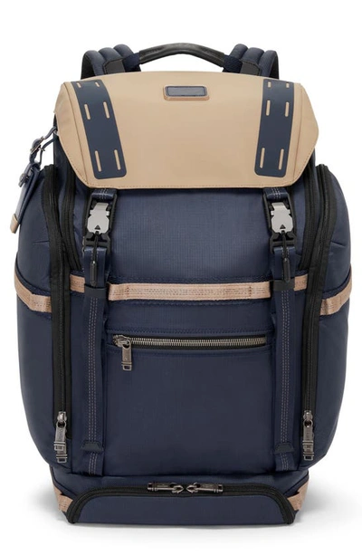 Tumi Expedition Flap Backpack In Midnight Navy