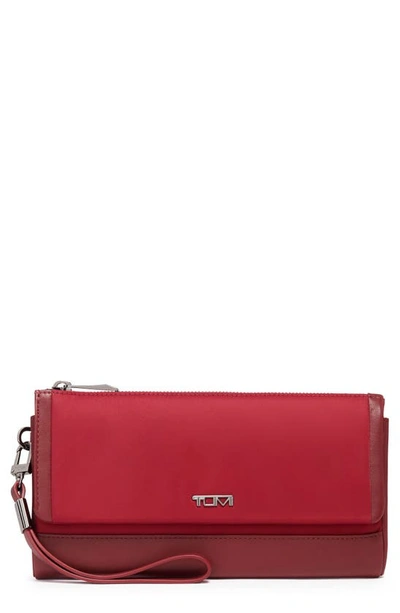 Tumi Travel Wallet In Desert Red