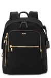 Tumi Halsey Backpack In Black/ Gold