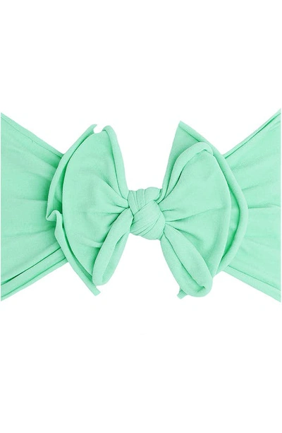 Baby Bling Fab-bow-lous Headband In Mint