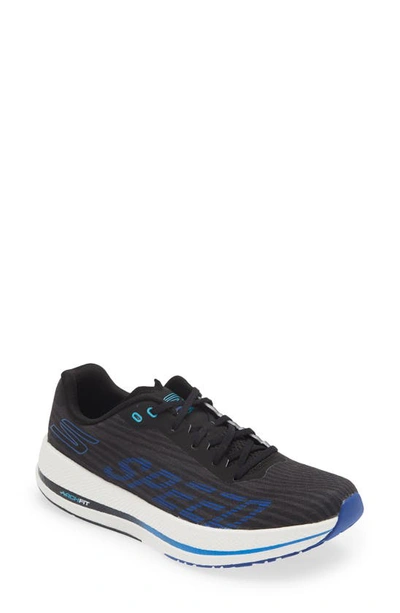 Skechers Go Run Razor 4 Running Shoe In Black/ Blue