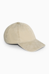 Cos Washed Cotton-twill Baseball Cap In Beige