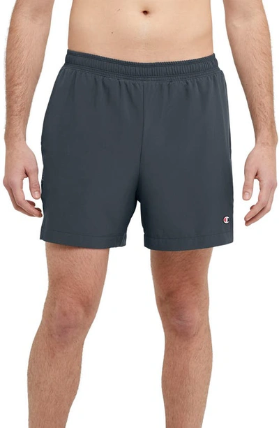 Champion Mvp Support Pouch Liner 5" Shorts In Stealth