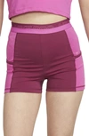 Nike Women's  Pro High-waisted 3" Training Shorts With Pockets In Purple