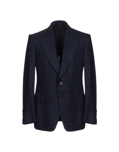 Tom Ford Blazer In Dark Blue