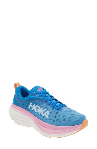 Hoka Bondi 8 Running Shoe In Blue