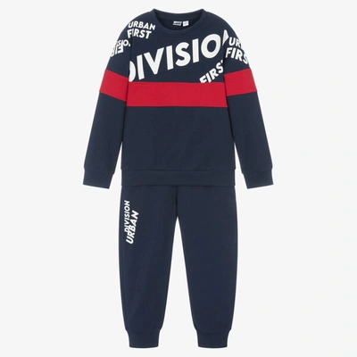 Ido Baby Kids'  Boys Blue & Red Cotton Tracksuit