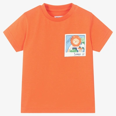 Mayoral Babies' Boys Orange Cotton Surf T-shirt