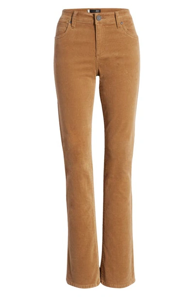 Swat Fame Kut From The Kloth Baby Bootcut Corduroy Jeans In Tobacco Brown