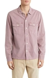 Allsaints Spotter Button-up Shirt Jacket In Ashed Pink