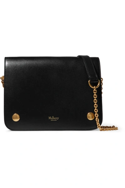 Mulberry Clifton Leather Cross body Bag In Black ModeSens