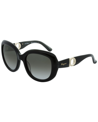 Ferragamo Women's Sf727s 53mm Sunglasses In Black