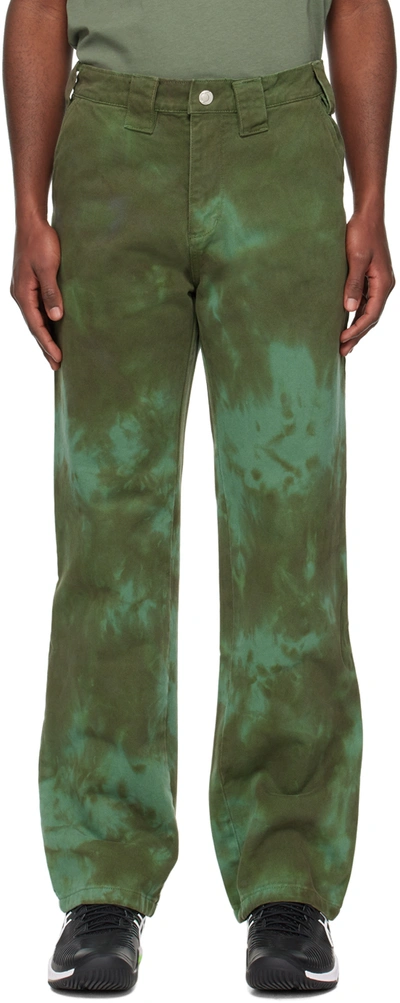 Affxwrks Duty Technical Straight-leg Trousers In Green