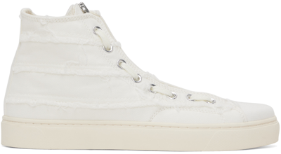 Undercoverism Zip-up High-top Trainers In White