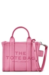 Marc Jacobs The Leather Micro Tote Bag In Candy Pink